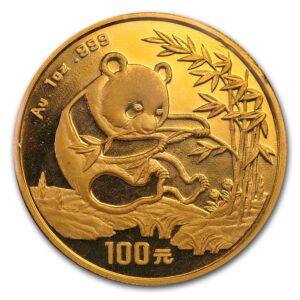 1994 1oz China Panda .999 Gold Coin