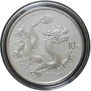 2025 1oz China Dragon .999 Silver Coin BU
